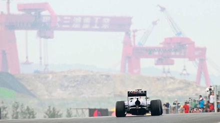 Wohin des Weges? Sebastian Vettel raste am Samstag am schnellsten über die neue Piste von Yeongam. Foto: dpa