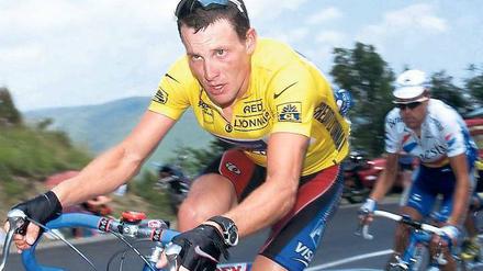 Vorneweg. Bei der Tour 1999 konnte Lance Armstrong niemand folgen.Foto: p-a/dpa