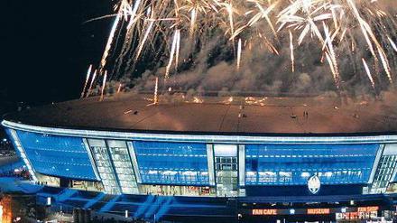Kerzenwunder. Heute kann Schachtjor in der Donbas-Arena ins Viertelfinale der Champions League einziehen.Foto: Reuters