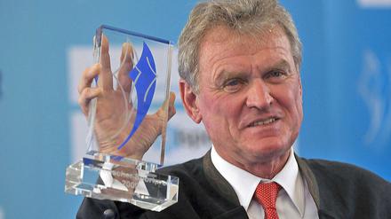 Sepp Maier hier bei der Verleihung des Bayerischen Sportpreises 2009 ist und bleibt immer für einen Spruch gut.