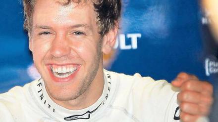 Der Gagaismus des Weltmeisters. Sebastian Vettels schräger Humor bringt Schwung in die stocksteife Formel 1. Foto: dpa