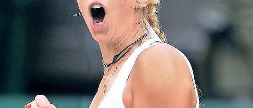 Faustdick. Sabine Lisicki bejubelt in Wimbledon ein großes Comeback. 