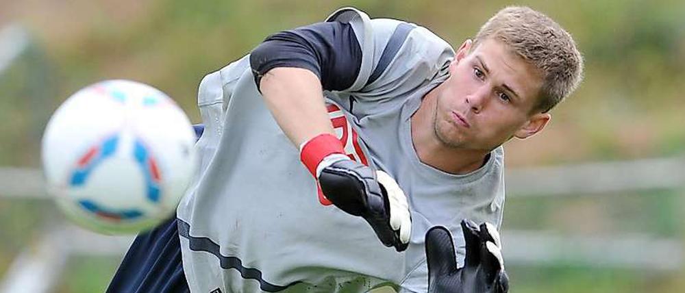 Thomas Kraft, 22, startet in seine erste Saison bei Hertha BSC.