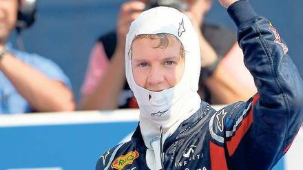 K.o.-Haken für die Konkurrenz. Weltmeister Sebastian Vettel ist Titel Nummer zwei kaum noch zu nehmen. Foto: dpa