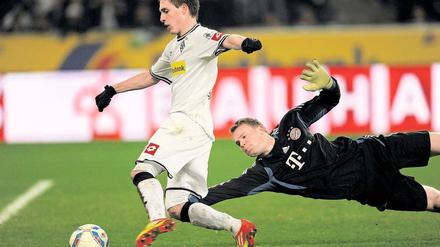Der neue Marco Reus? Auf Patrick Herrmann fokussieren sich bei Borussia Mönchengladbach die Hoffnungen, dass die Mannschaft trotz prominenter Abgänge ihren positiven Trend fortsetzt. Gegen die Bayern und Manuel Neuer erzielte er am Freitag zwei Tore.