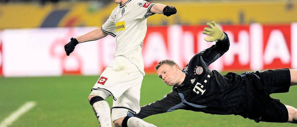 Der neue Marco Reus? Auf Patrick Herrmann fokussieren sich bei Borussia Mönchengladbach die Hoffnungen, dass die Mannschaft trotz prominenter Abgänge ihren positiven Trend fortsetzt. Gegen die Bayern und Manuel Neuer erzielte er am Freitag zwei Tore.