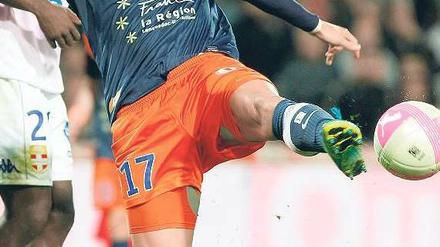 Meisterlich. Montpelliers Stürmer Oliver Giroud erzielte 21 Saisontore. Foto: dapd