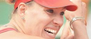 Arbeitssieg. Angelique Kerber steht bei den French Open im Viertelfinale.