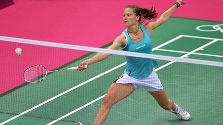 Juliane Schenk ließ sich diesmal in der ersten Runde des olympischen Turniers nicht überraschen.