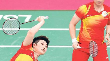 China am Ende. Yu Yang (l.) und Wang Xiaoli wurden vom Turnier augeschlossen. Yu will jetzt sogar ihre Karriere beenden.Foto: Reuters