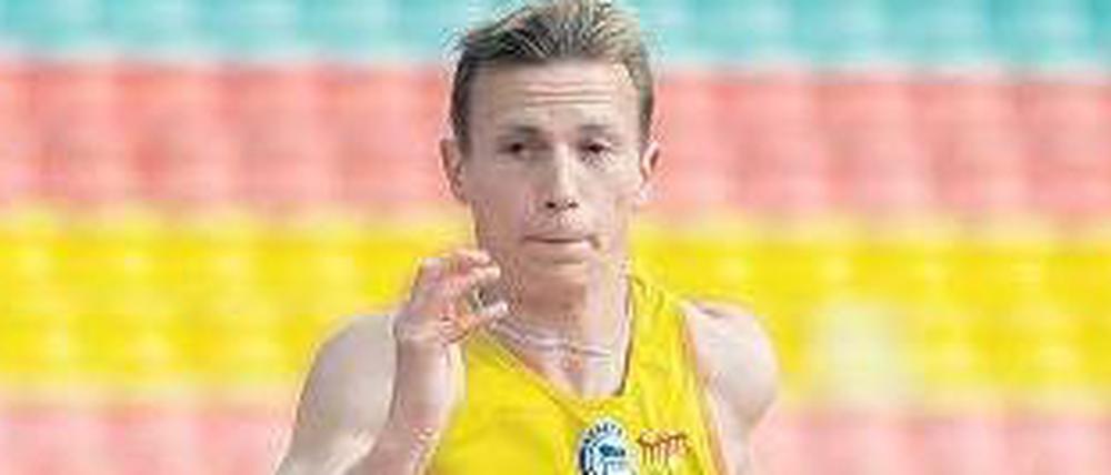 Ab jetzt Sprinter. Der sehbehinderte Mehrkämpfer Thomas Ulbricht musste sich für die Paralympics spezialisieren. 