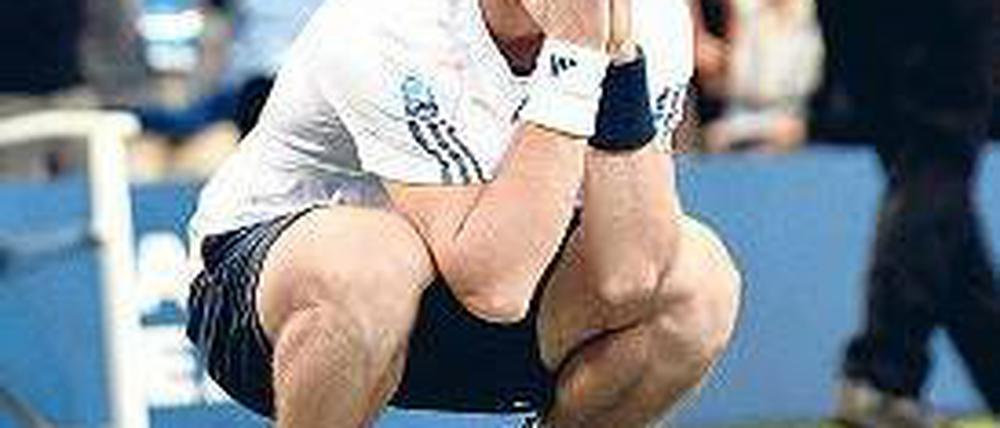 Endlich am Ziel. Andy Murray kann seinen US-Open-Triumph kaum fassen.Foto: AFP
