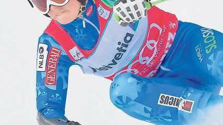 Derzeit die Nummer eins. Tina Maze siegte am Sonntag in St. Moritz. Foto: dpa