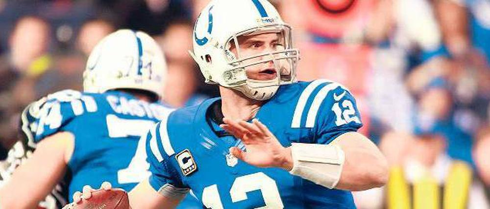 Ein Mann für Indianapolis. Colts-Quarterback Andrew Luck ist die Entdeckung dieser Saison.