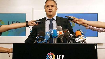 Unbequeme Fragen. Spaniens Liga-Präsident Astiazarán soll als Klubchef in San Sebastian Doping gebilligt haben. 