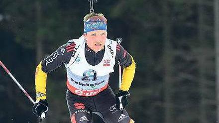 Schneller Waldspaziergang. Erik Lesser kam im Massenstart als Fünfter ins Ziel und war damit der Beste der deutschen Biathlon-Mannschaft.