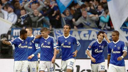 Können sie auch in der Champions League feiern? Zuletzt siegte Schalke gegen den BVB.