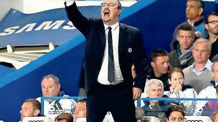 Letzter Schrei. Rafael Benitez wird Chelsea nach der Saison verlassen – vielleicht mit einem Titel im Europapokal. Foto: dpa