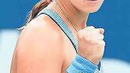 Kaum eine Faust drauf. Sabine Lisicki gelang nach Wimbledon nicht viel. Foto: AFP