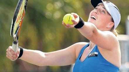 Aufschlag ins Leben. Alisa Kleybanowa wagt seit diesem Sommer die Rückkehr auf den Tennisplatz. Bei den US Open gewann sie ihr Auftaktmatch.