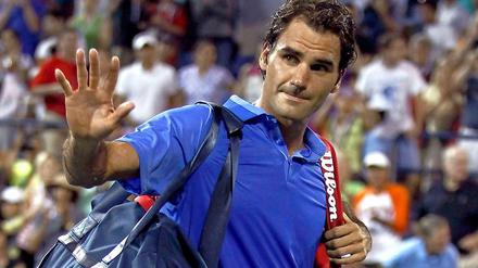 Sag zum Abschied leise Goodbye. Federer hatte gegen Robredo keine Chance.