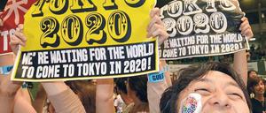 Tokio, wie es lacht und feiert. Über Fukushima wird in Japans Hauptstadt nach dem Olympia-Zuschlag nicht mehr so viel geredet.