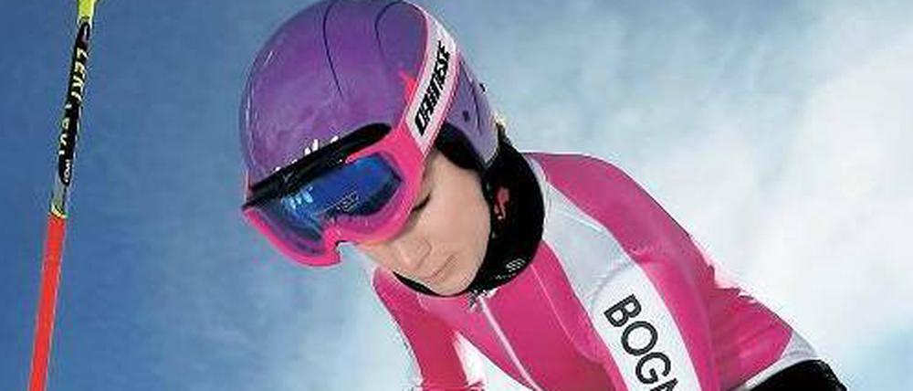 Anschnallen, bitte. Maria Höfl-Riesch bereitet sich auf die olympische Wintersportsaison vor – anschließend wird sie die Wettkampf-Ski womöglich beiseite legen.
