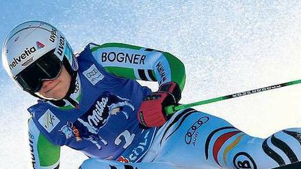 Richtung Sotschi. Viktoria Rebensburg ist bei den Winterspielen 2014 dabei. Foto: AFP