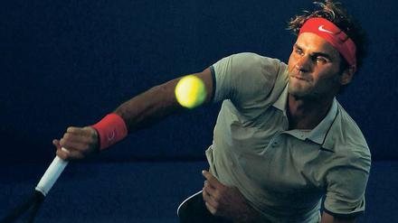 Angeschlagene Legende. Roger Federer schaffte es im vergangenen Jahr in kein Grand-Slam-Finale und ist nur noch die Nummer sechs der Weltrangliste. Foto: Reuters