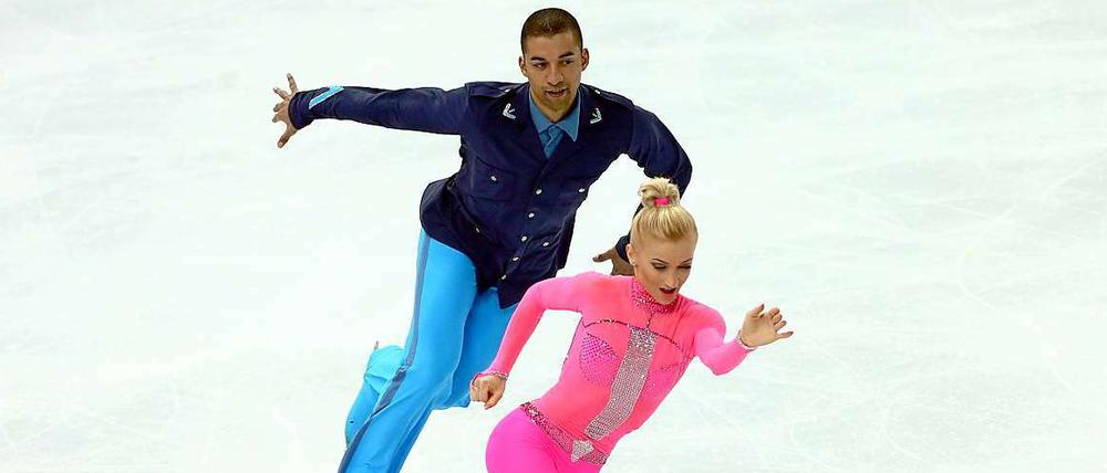 Strecken für Gold. Für Aljona Sawtschenko und Robin Szolkowy wird es schwer, den Traum vom Olympiasieg zu verwirklichen.