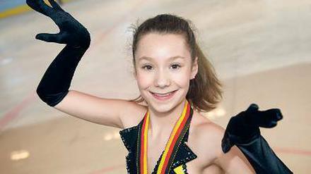 Annika Hocke, 13-jähriges Eiskunstlauf-Talent.