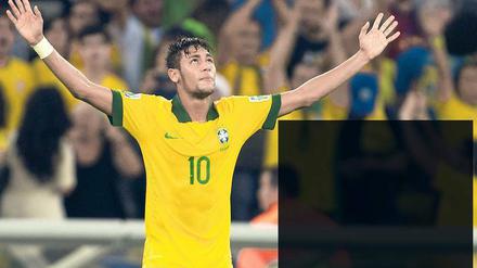 Beistand von oben? Können die Brasilianer knapp drei Monate vor dem Start der WM ganz gut gebrauchen. 