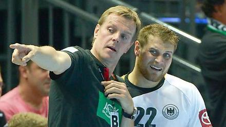 Er trägt die Hoffnung. Bundestrainer Martin Heuberger (links) setzt auf Rückkehrer Mimi Kraus.