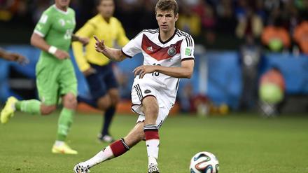 Die richtige Wendung. Thomas Müller ist mit der Art der Kritik am deutschen Spiel nicht einverstanden.