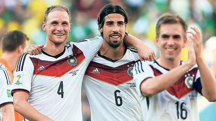 Im Finale. Die deutsche Mannschaft hat erstmals seit 2002 wieder ein WM-Finale erreicht. Aus gutem Grund.