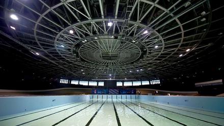 Unterm Rad. Der Umzug ins Velodrom soll den Wettkämpfen der Beckenschwimmern zu einer besonderen Atmosphäre verhelfen.