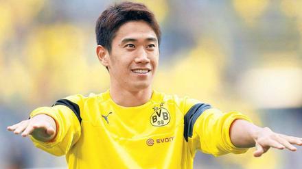 Neuer alter Dirigent. Dortmunds Rückkehrer Shinji Kagawa leitete das 1:0 ein und erzielte das 2:0 gleich selber.