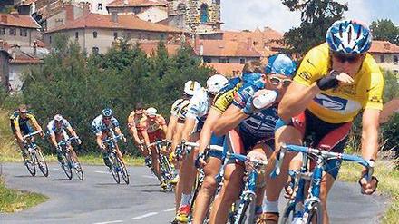 Der Patron fährt vor. Lance Armstrong bei der Tour de France 1999.
