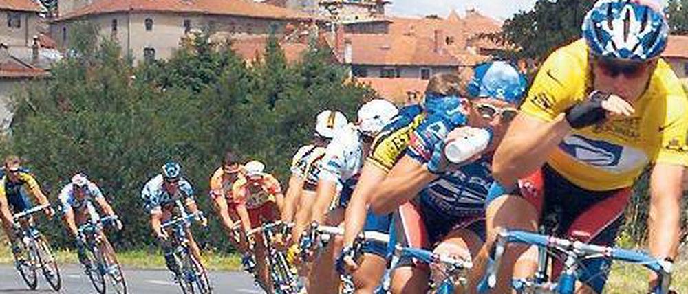 Der Patron fährt vor. Lance Armstrong bei der Tour de France 1999.