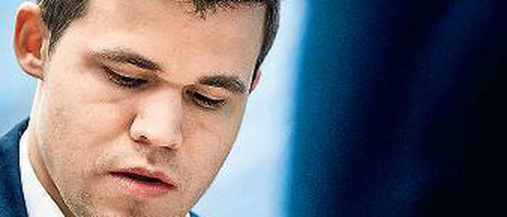 Schnelldenker. Magnus Carlsen gewinnt auch ohne viel Bedenkzeit.