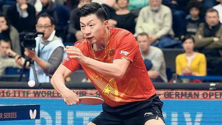 Der Weltranglistenerste Ma Long aus China hat auf jeden Ball seiner Gegner eine noch bessere Antwort.