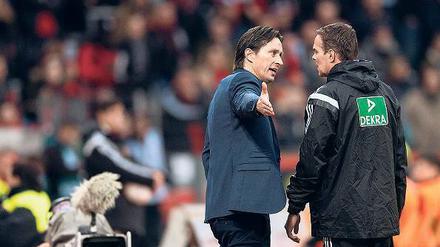 Schmidteinander. Leverkusens Coach Roger Schmidt im Streitgespräch. 
