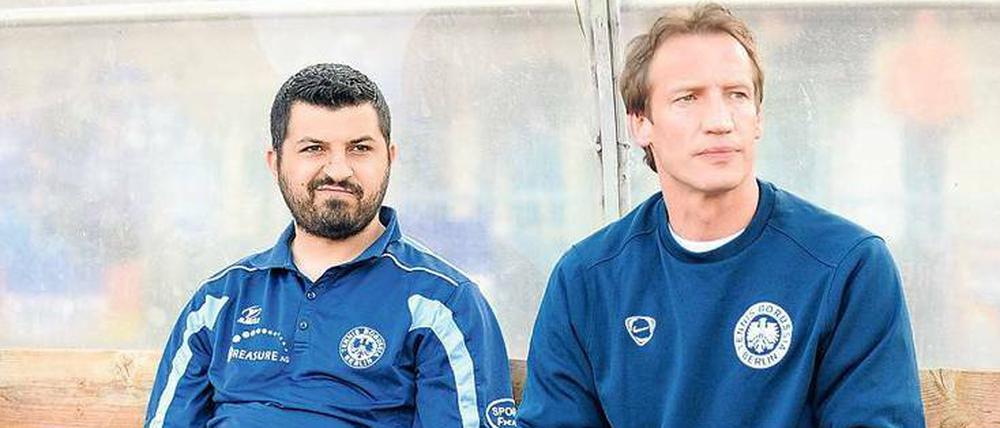 Alte Heimat. Cemal Yildiz (links) war bei Tennis Borussia schon Spieler, Assistent von Thomas Herbst (rechts) und Cheftrainer.