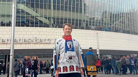 Alles für den EHC. René Welzer ist seit 1992 Fan der Eisbären.
