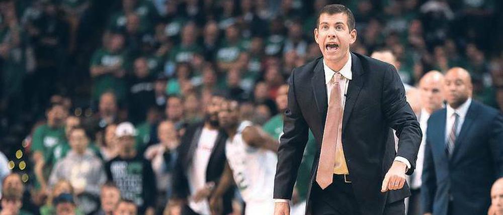 Modern und moderat. Celtics-Coach Brad Stevens ist ein Kandidat für die Auszeichnung zum NBA-Trainer des Jahres. 