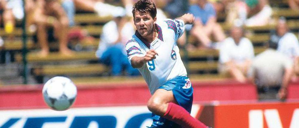 Fünf Tore in einem Spiel: Oleg Salenko gelang bei der WM 1994, was vor und nach ihm Niemandem gelang.