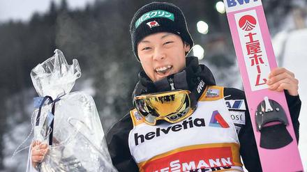 Ryoyu Kobayashi war im Weltcup bisher der überragende Springer. 