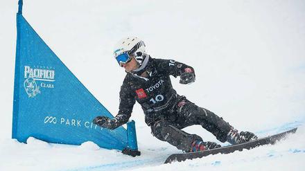 Auf Kante. Bei der WM in Park City/Utah (USA) war Selina Jörg am ersten Februarwochenende im Parallel-Slalom nicht zu schlagen. 