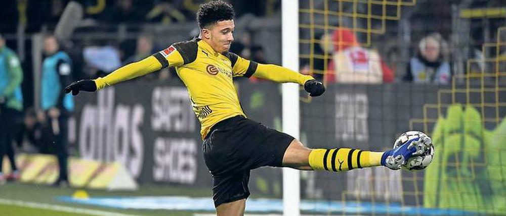 Jadon Sancho ist im Achtelfinal-Hinspiel der Champions League Dortmunds Hoffnungsträger. 