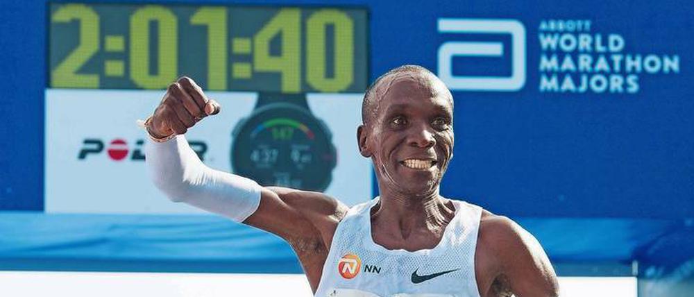 Auf der Jagd. Marathon-Weltrekordler Eliud Kipchoge will mehr.